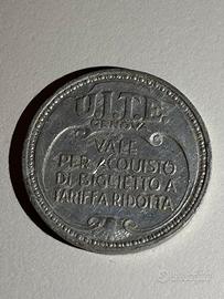 Gettone UITE Genova 1944