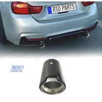 TERMINALE SCARICO BMW LOOK M IN CARBONIO TONDO