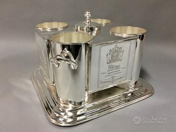 Raro Secchiello per vino - Placcato Argento 925