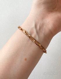 💛 Bracciale a catena d'oro