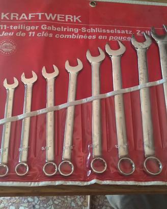 set chiavi misura inglese in pollici