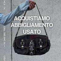 Acquistiamo abbigliamento usato