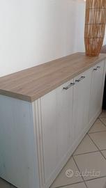 Madia Country Bianca in legno