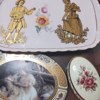 Tris di pregiate porcellane