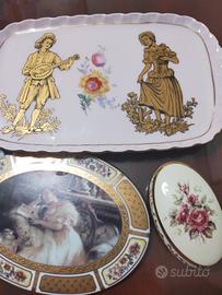 Tris di pregiate porcellane