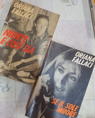 Oriana Fallaci Niente e così sia+Se il sole muore