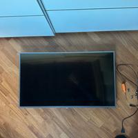 Tv Philips 4k 43 pollici cristalli rotti