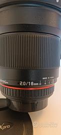 OBIETTIVO GRANDANGOLARE WALIMEX pro 16mm F2 0