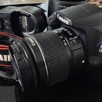 Canon 1300D + obiettivo 18-55mm F 3.5-5.6III EFS