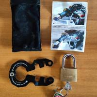 lucchetto blocca leva freno moto