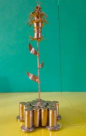 oggetto d'arredamento artigianale in ottone