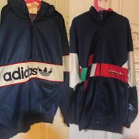 set 2 giacche/felpe Adidas vintage anni 80/90