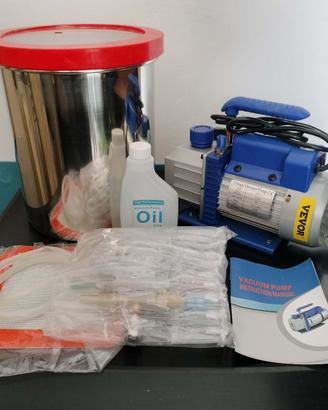 VEVOR Camera a Vuoto Pompa da vuoto 18,92 L 1/3 HP