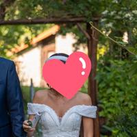 Abito bianco da sposa che ti fa brillare! 34-36-38