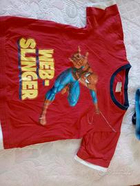 maglietta spiderman 4 anni