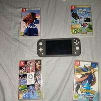 Nintendo switch Grey+4 giochi