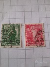 francobolli del 1937/38