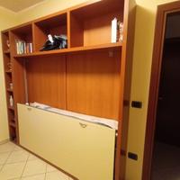 Letto singolo salvaspazio a scomparsa