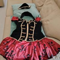 Costume carnevale piratessa taglia XS