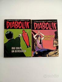 DIABOLIK-ANNO XIV-1975-NUMERI 15 E 22-ASTORINA