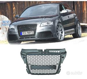 GRIGLIA AUDI A3 8P 8PA LOOK RS3 NERO 08-12