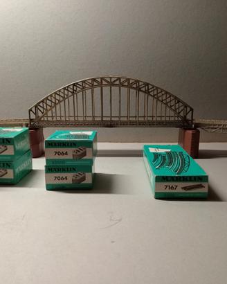 Marklin accessori ponte rampe pilastri 