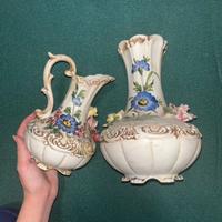 Set vaso + brocca in ceramica made in Italy