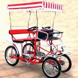 bici riscio 4 ruote con tendlino intatto