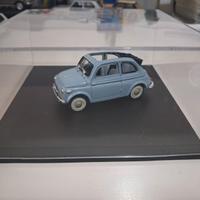 modellino 1:43 della Fiat Nuova 500 deagostini