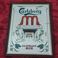 specchio birra carlsberg vintage pubblicitario 