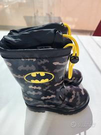 Stivali antipioggia Batman bimbo galosce  24/25 ne