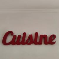 scritta Cuisine cucina