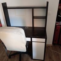 scrivania ikea + poltrona 