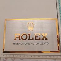 Targhetta Rolex Rivenditore Autorizzato