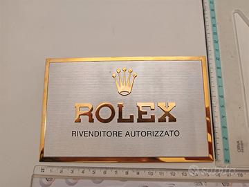 Targhetta Rolex Rivenditore Autorizzato
