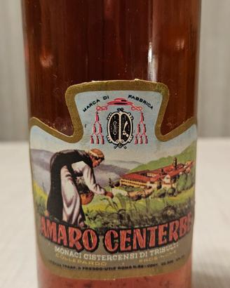 Vecchia bottiglia Vintage Amaro Centerbe 