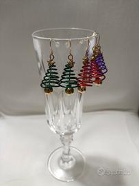 Orecchini natalizi arrigianali