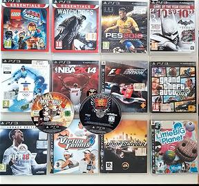 Lotto Giochi PS3-14 Titoli(GTA V, FIFA18, ecc..)