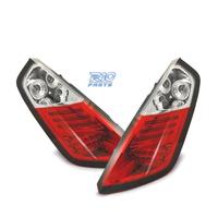 FANALI FIAT GRANDE PUNTO 05-09 LED ROSSO CROMATO