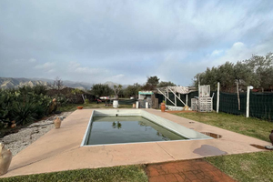 Villa con piscina e uliveto a Solicchiata