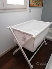 Culla Mary Baby in legno bianco 