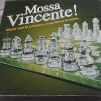 Gioco di società scacchiera vetro Mossa Vincente.