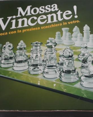 Gioco di società scacchiera vetro Mossa Vincente.