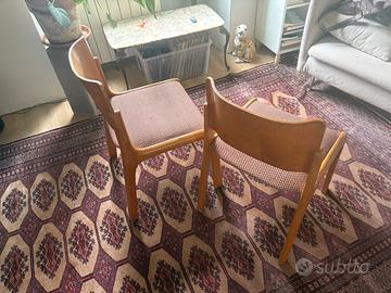 Sedie in legno anni 60