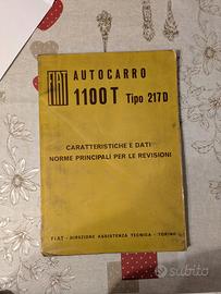 Manuale Officina FIAT 1100T Tipo 217D