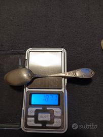 3 cucchiaini in argento 