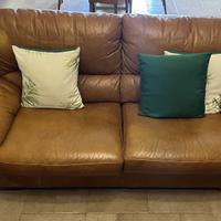 Divano e Poltrona in pelle (Marchio Rosini)