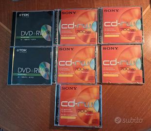 CD DVD RISCRIVIBILI