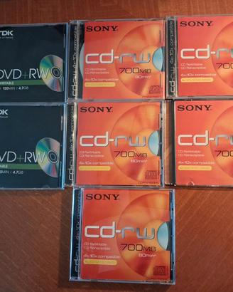 CD DVD RISCRIVIBILI