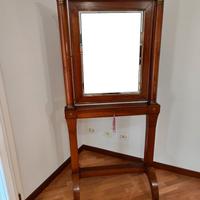 Psiche Impero in Noce con dettagli in bronzo